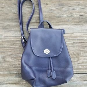 Vintage Coach Leather Backpack